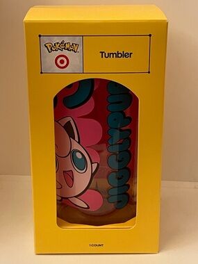 Pokemon Cup Tumbler Jigglypuff 20oz